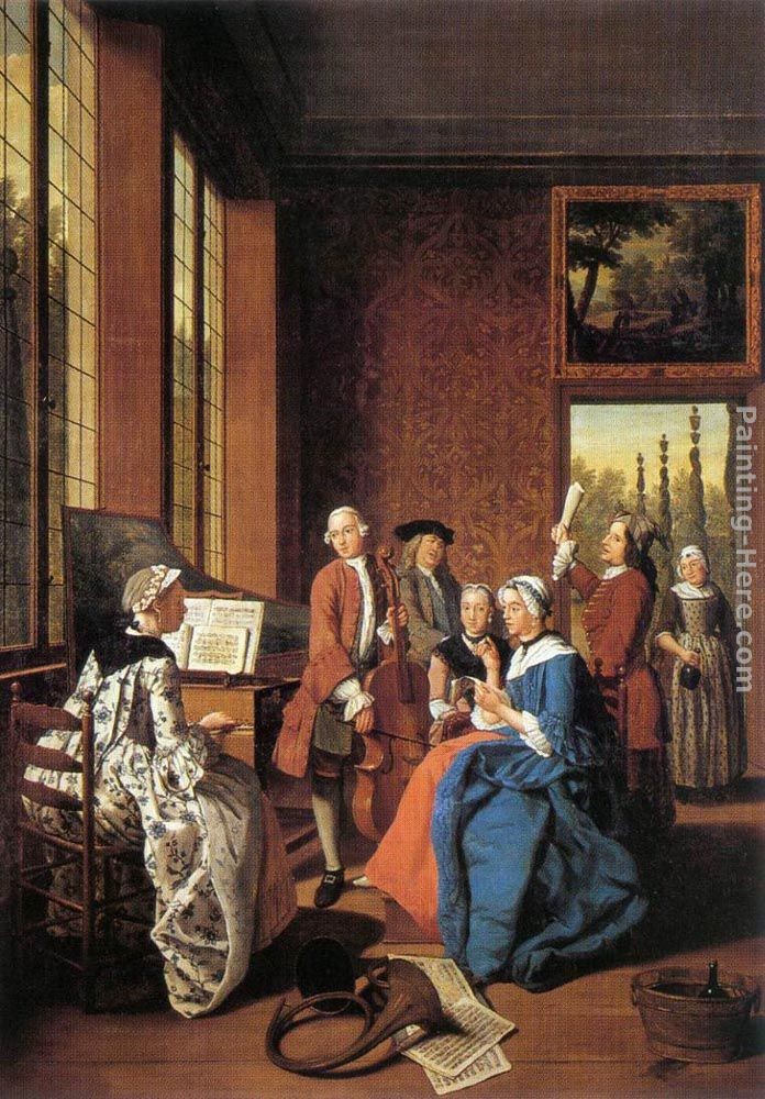 Jan Jozef Horemans II Concert in an Interior
